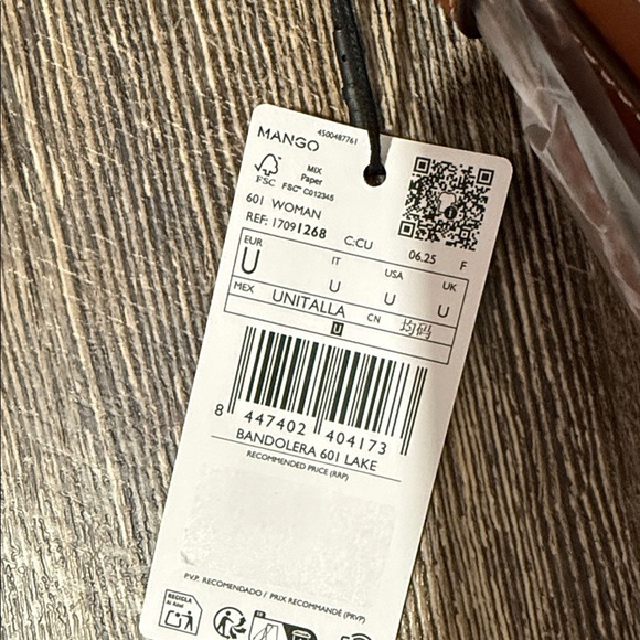 Mango Tan Leather Shoulder Bag - Picture 12 of 12